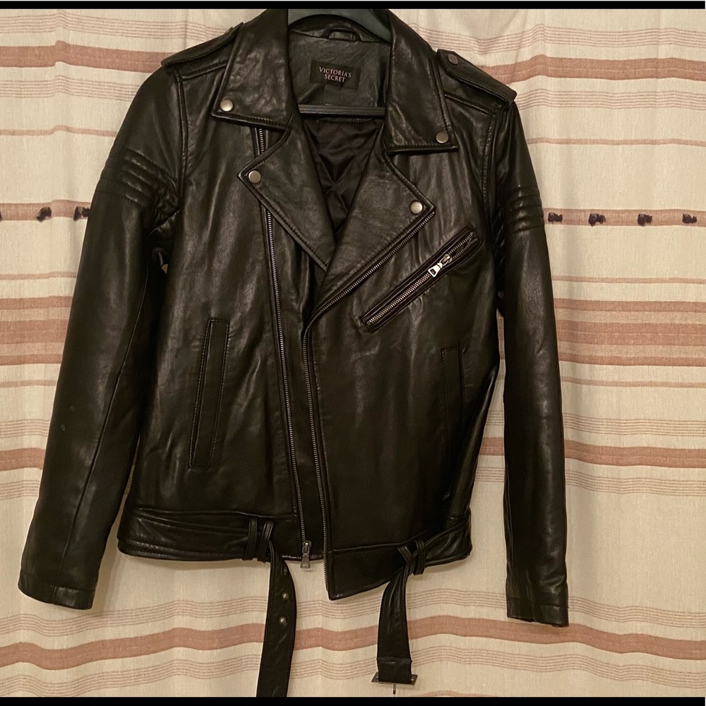 Victoria Secret Leather Coat